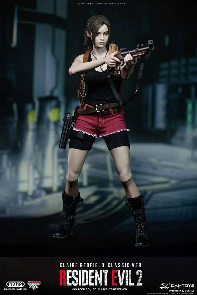 Resident Evil 2 1/6 Claire Redfield (Classic Version) akciófigura 30 cm termékfotó