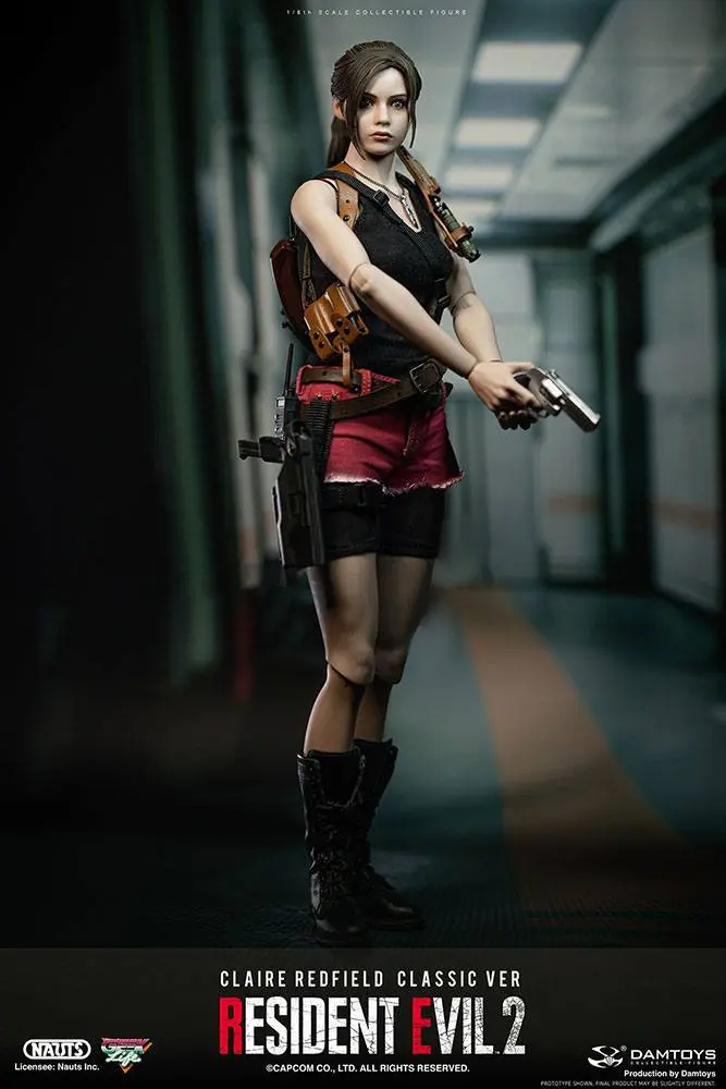Resident Evil 2 1/6 Claire Redfield (Classic Version) akciófigura 30 cm termékfotó
