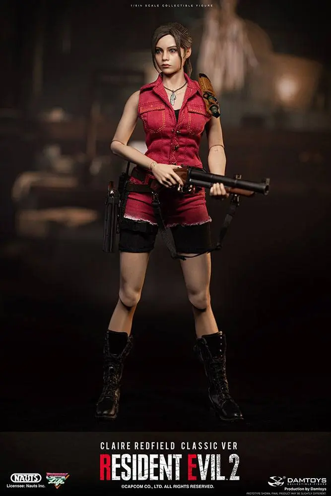 Resident Evil 2 1/6 Claire Redfield (Classic Version) akciófigura 30 cm termékfotó