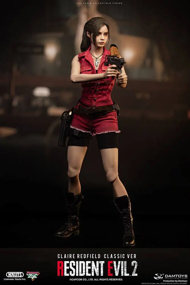 Resident Evil 2 1/6 Claire Redfield (Classic Version) akciófigura 30 cm termékfotó