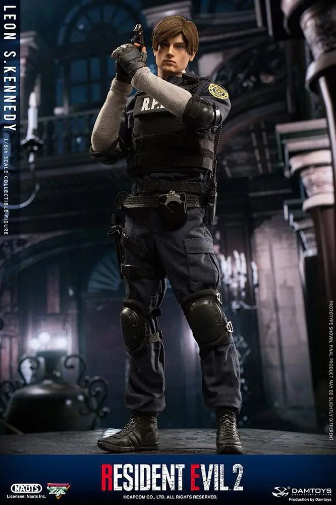 Resident Evil 2 1/6 Leon S. Kennedy akciófigura 30 cm termékfotó