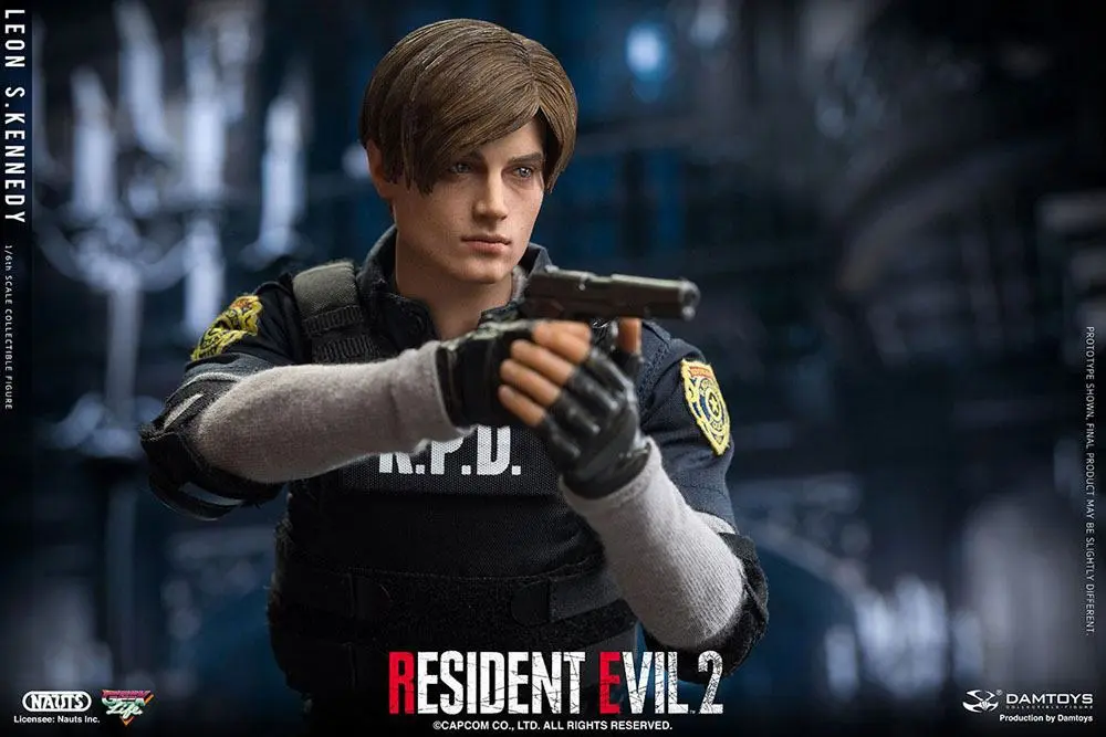 Resident Evil 2 1/6 Leon S. Kennedy akciófigura 30 cm termékfotó