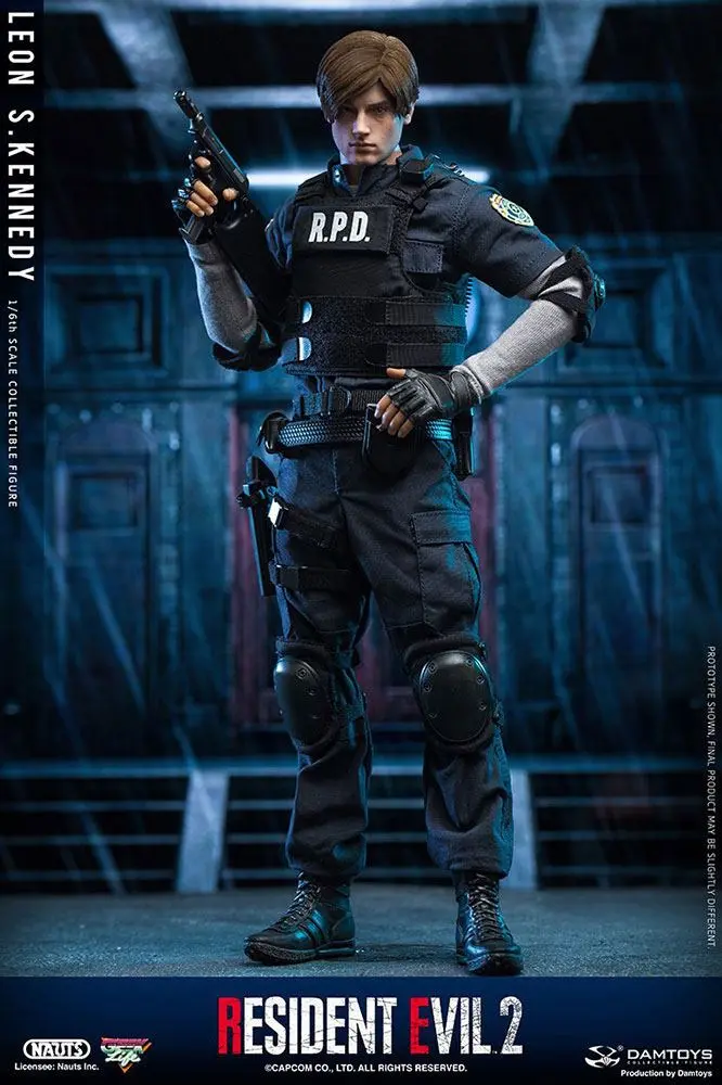 Resident Evil 2 1/6 Leon S. Kennedy akciófigura 30 cm termékfotó