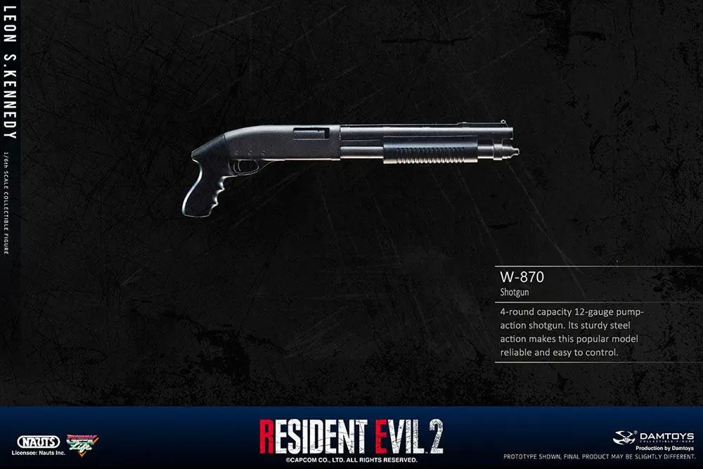 Resident Evil 2 1/6 Leon S. Kennedy akciófigura 30 cm termékfotó