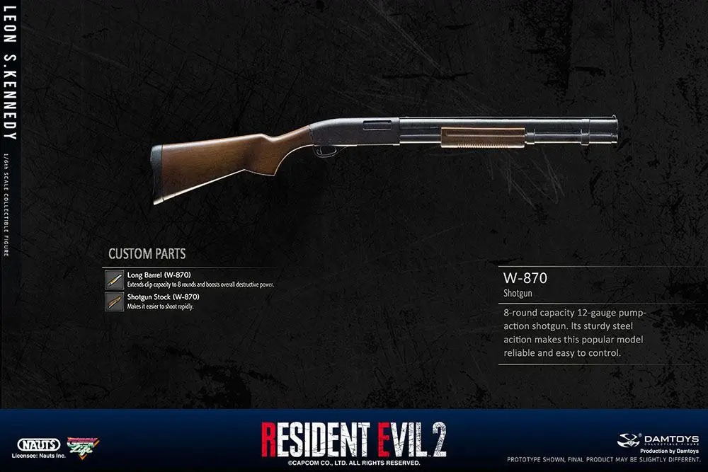 Resident Evil 2 1/6 Leon S. Kennedy akciófigura 30 cm termékfotó