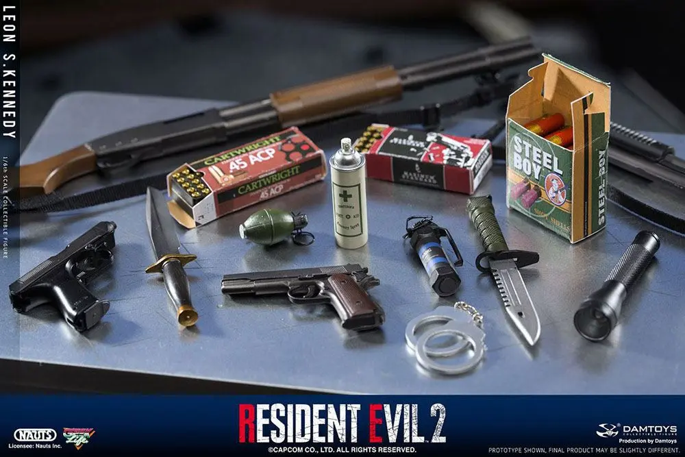 Resident Evil 2 1/6 Leon S. Kennedy akciófigura 30 cm termékfotó