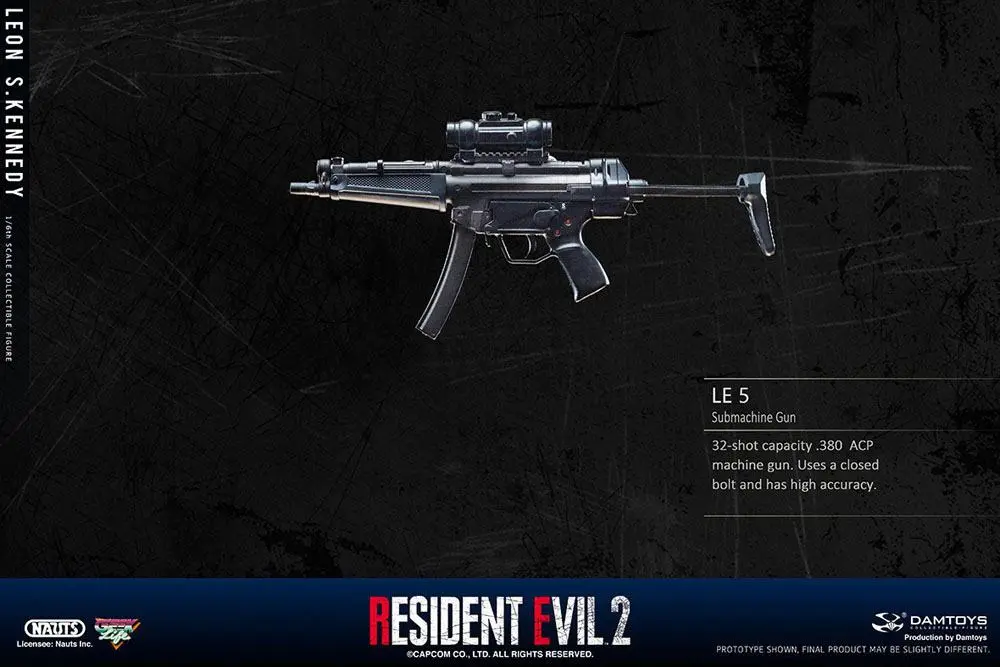 Resident Evil 2 1/6 Leon S. Kennedy akciófigura 30 cm termékfotó