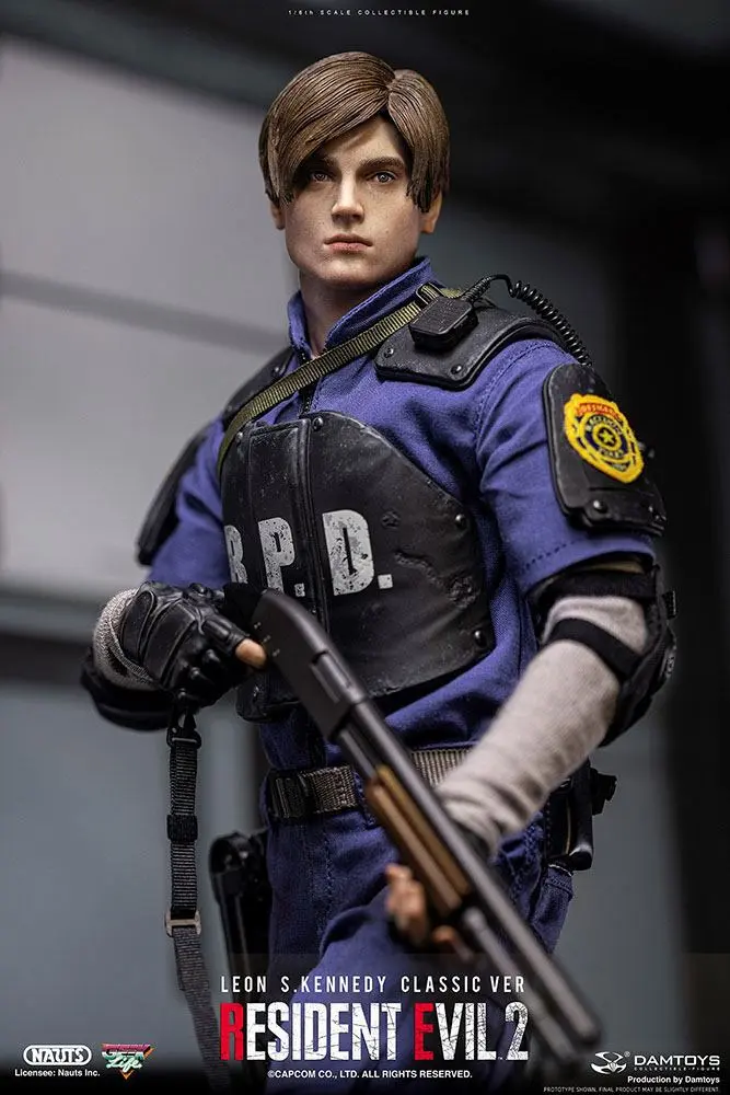 Resident Evil 2 1/6 Leon S. Kennedy (Classic Version) akciófigura 30 cm termékfotó