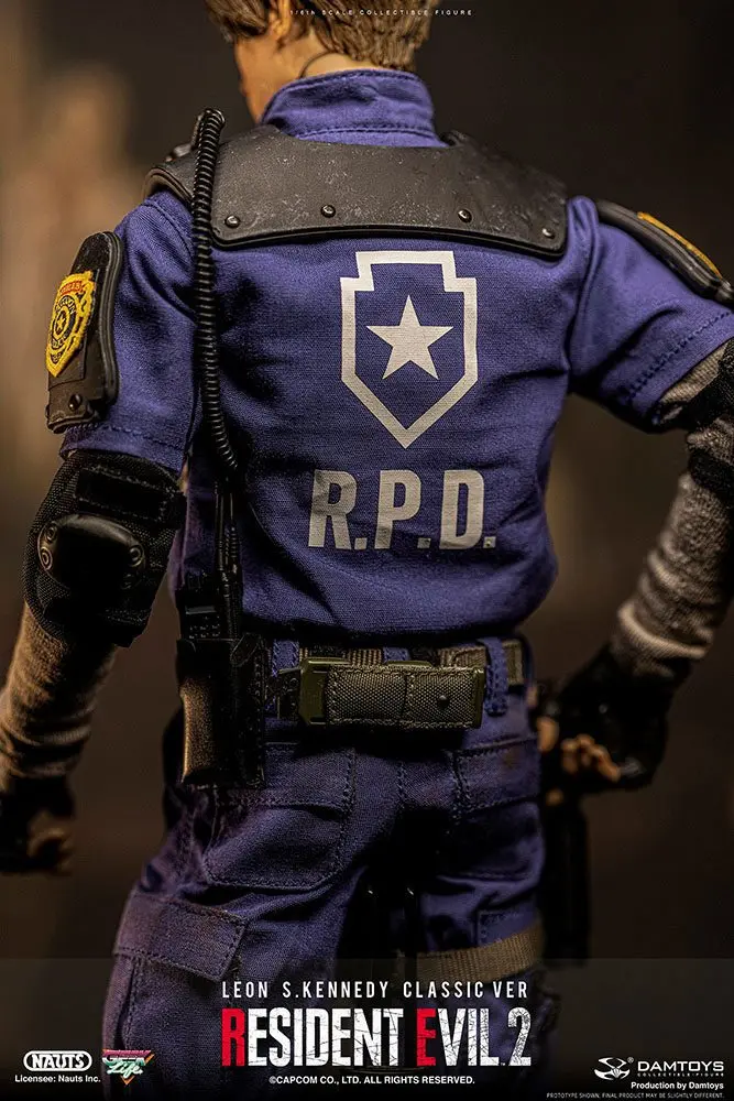 Resident Evil 2 1/6 Leon S. Kennedy (Classic Version) akciófigura 30 cm termékfotó