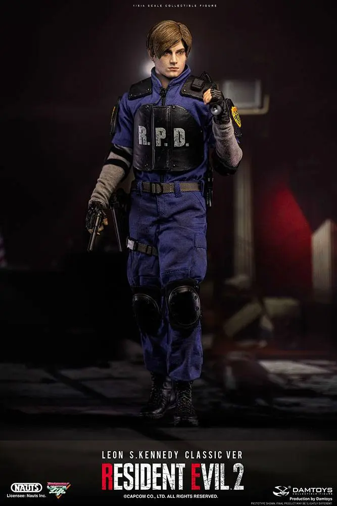 Resident Evil 2 1/6 Leon S. Kennedy (Classic Version) akciófigura 30 cm termékfotó