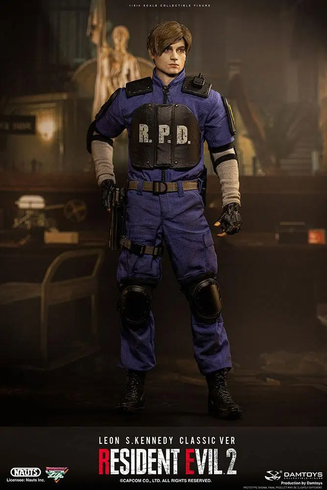 Resident Evil 2 1/6 Leon S. Kennedy (Classic Version) akciófigura 30 cm termékfotó