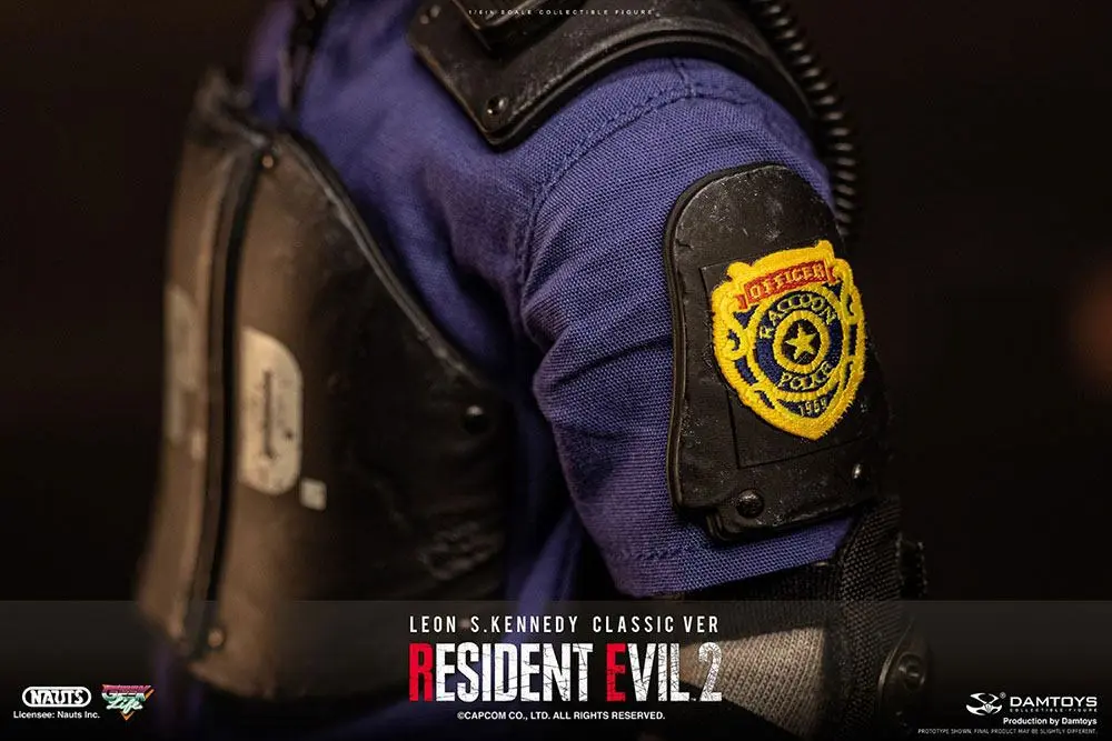 Resident Evil 2 1/6 Leon S. Kennedy (Classic Version) akciófigura 30 cm termékfotó