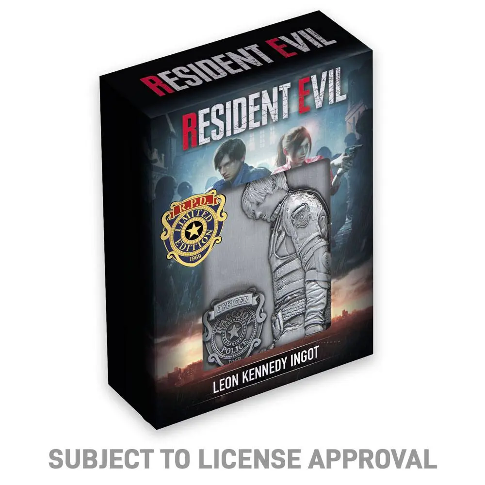 Resident Evil 2 Collectible Ingot Leon S. Kennedy Limited Edition termékfotó