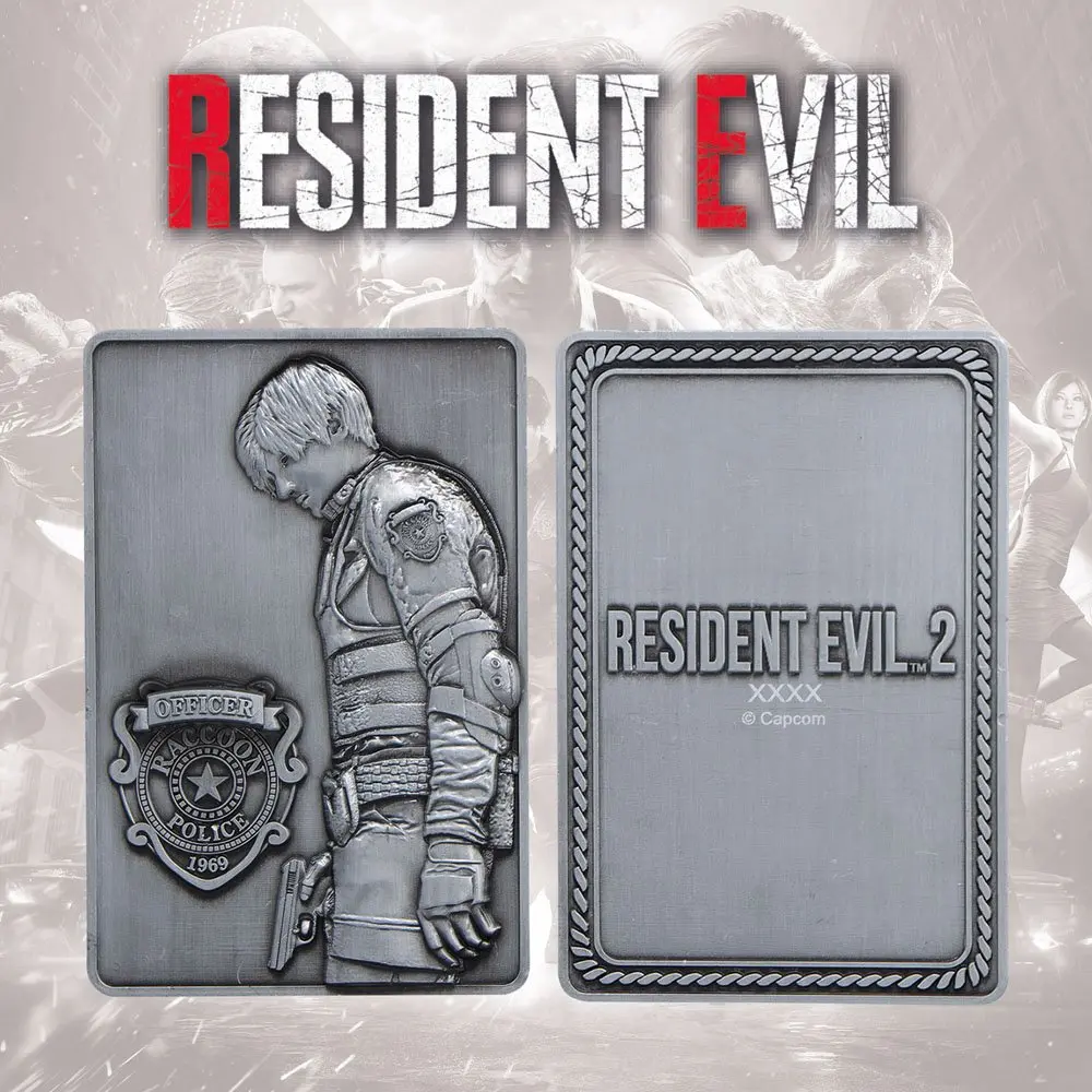 Resident Evil 2 Collectible Ingot Leon S. Kennedy Limited Edition termékfotó