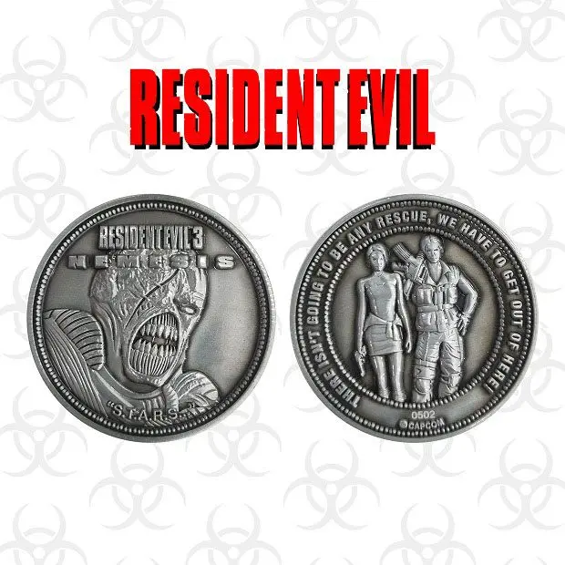 Resident Evil 3 Nemesis Gyűjthető érme Limitált kiadás termékfotó