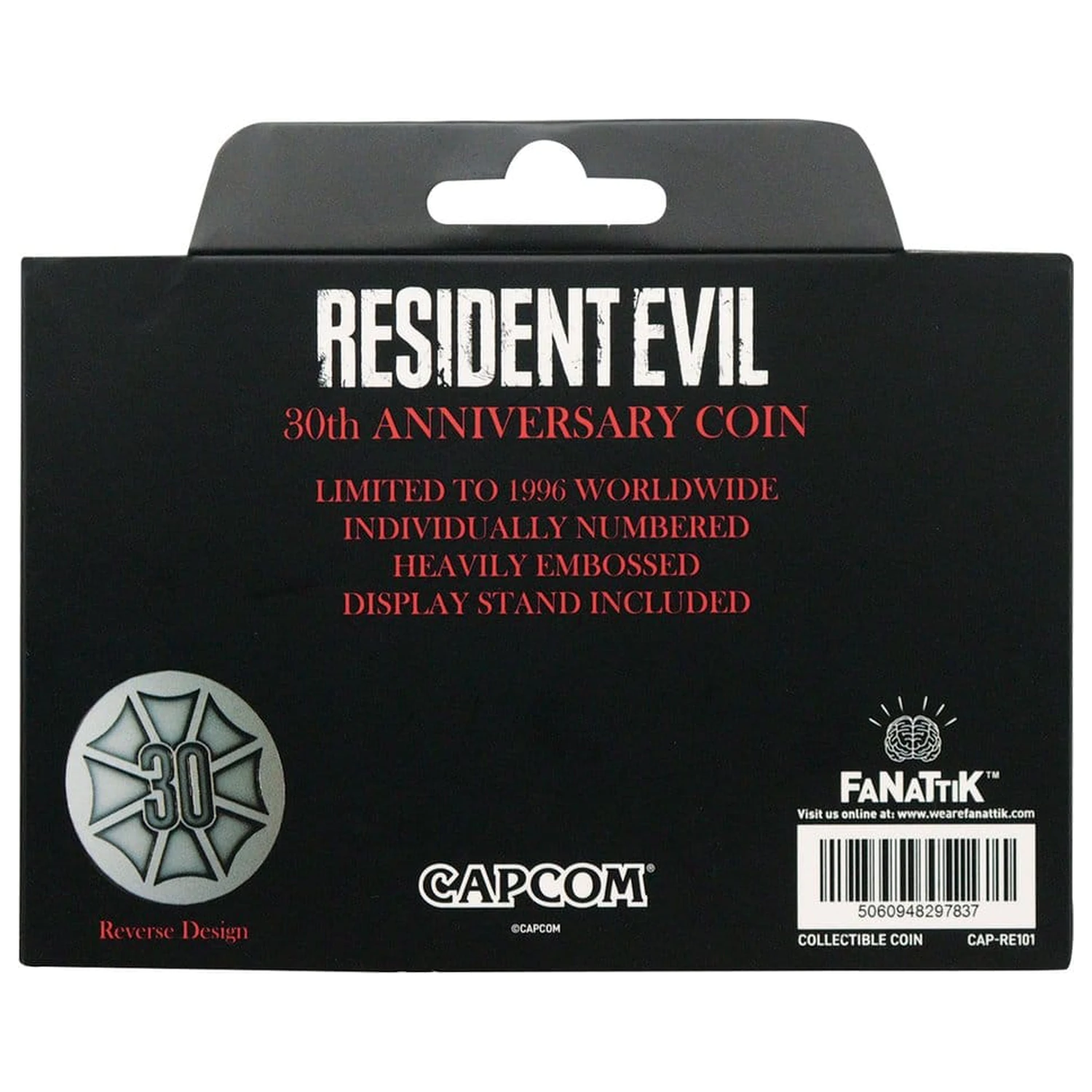 Resident Evil Gyűjthető érme 30th Anniversary termékfotó