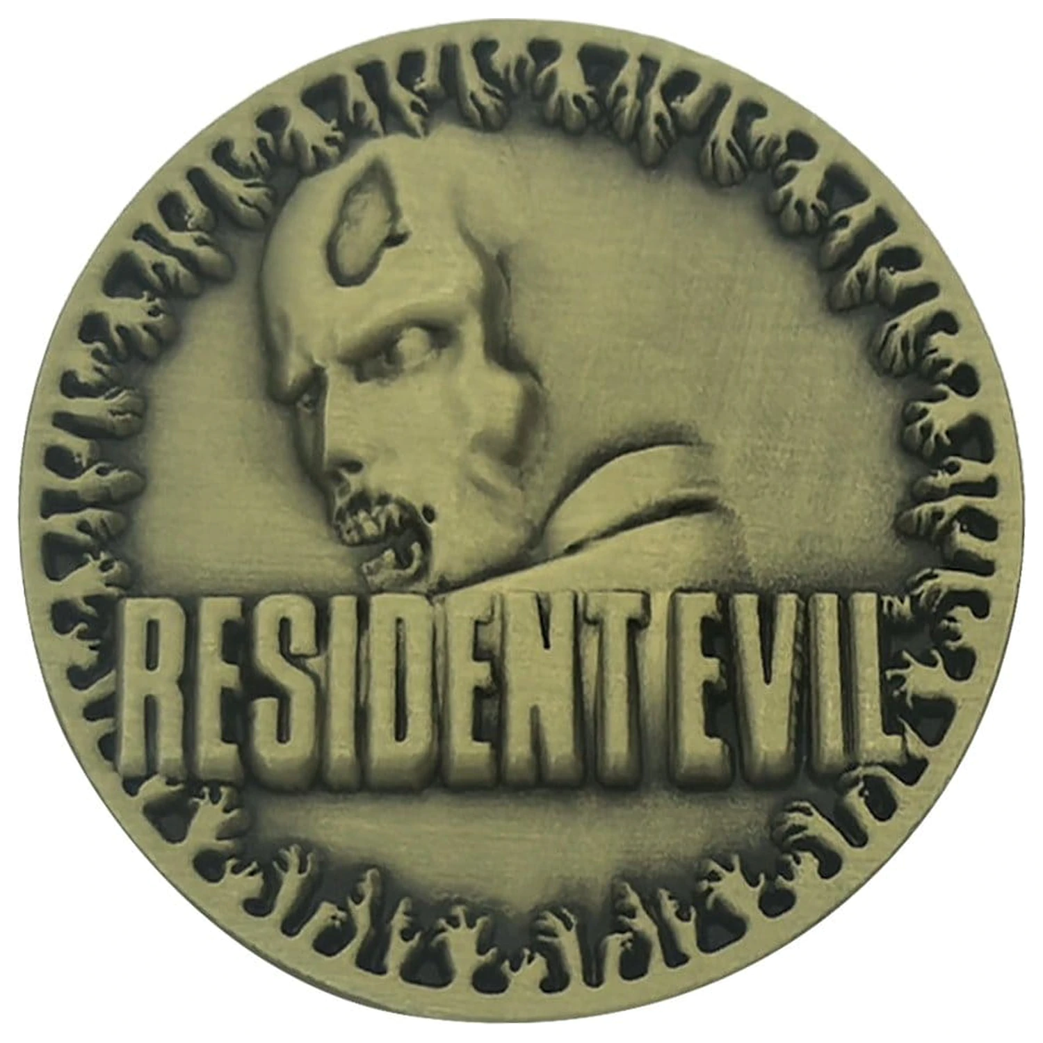 Resident Evil Gyűjthető érme 30th Anniversary Antique Brass termékfotó