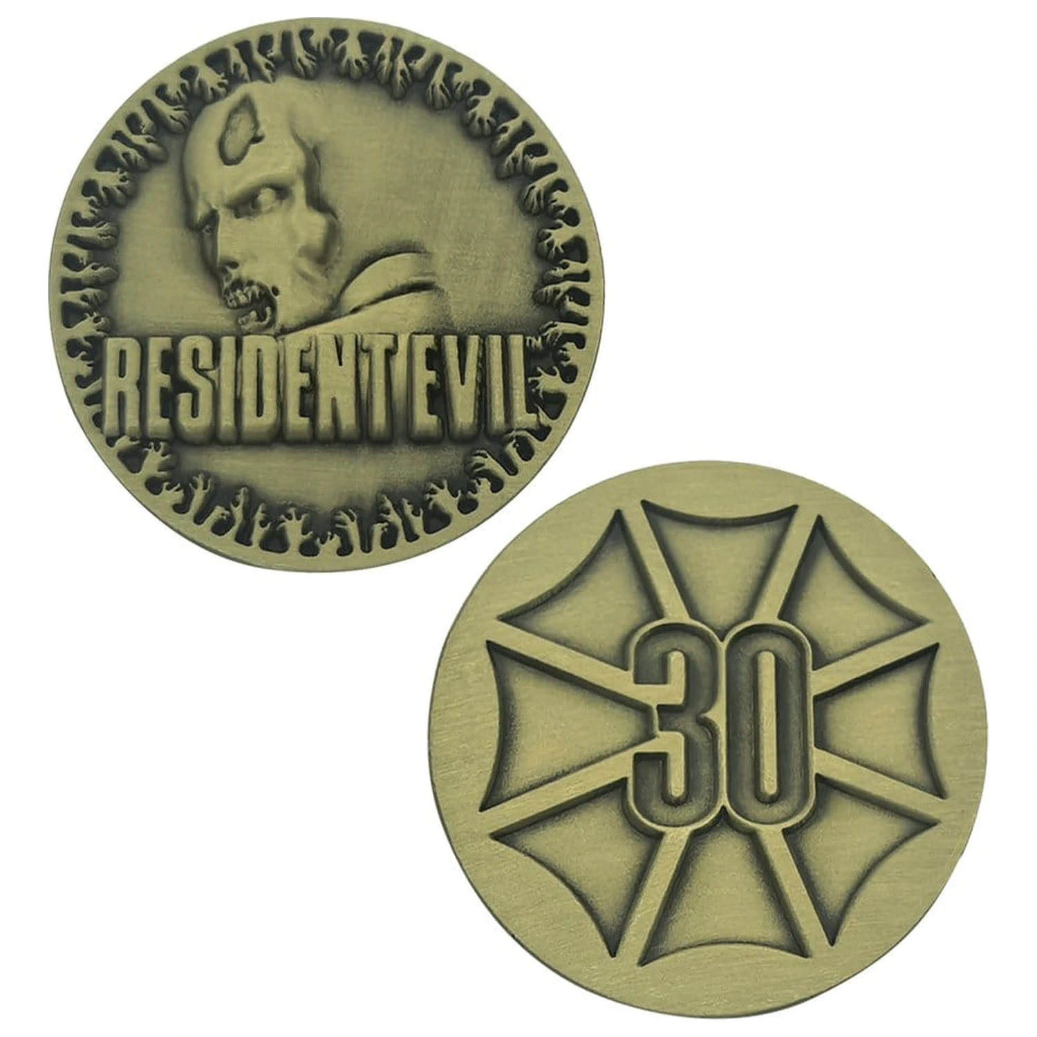 Resident Evil Gyűjthető érme 30th Anniversary Antique Brass termékfotó
