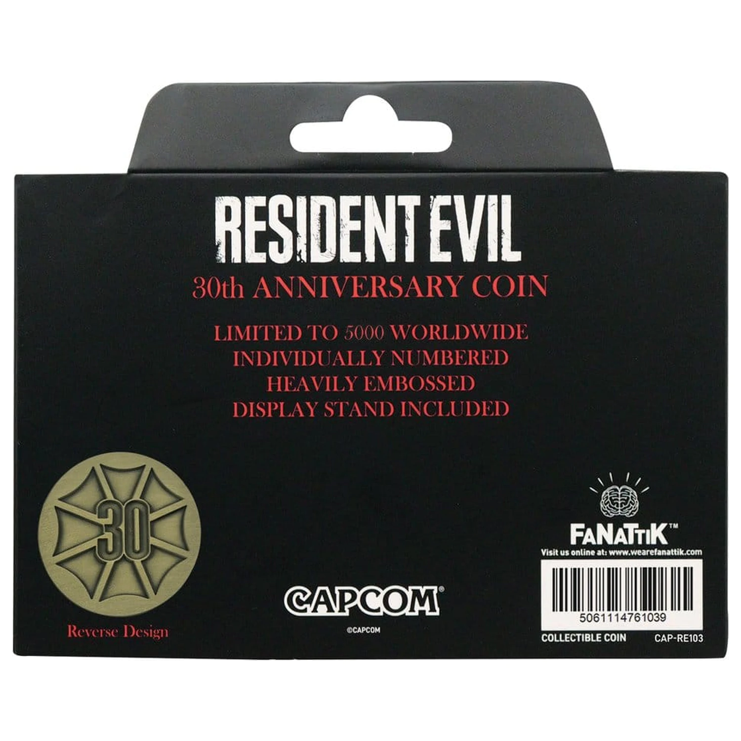 Resident Evil Gyűjthető érme 30th Anniversary Antique Brass termékfotó