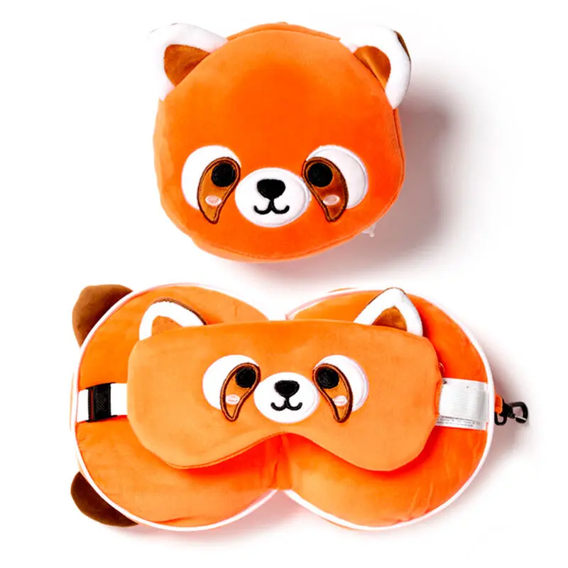 Relaxeazzz Adoramals Red Panda Bea utazó párna és szemtakaró termékfotó