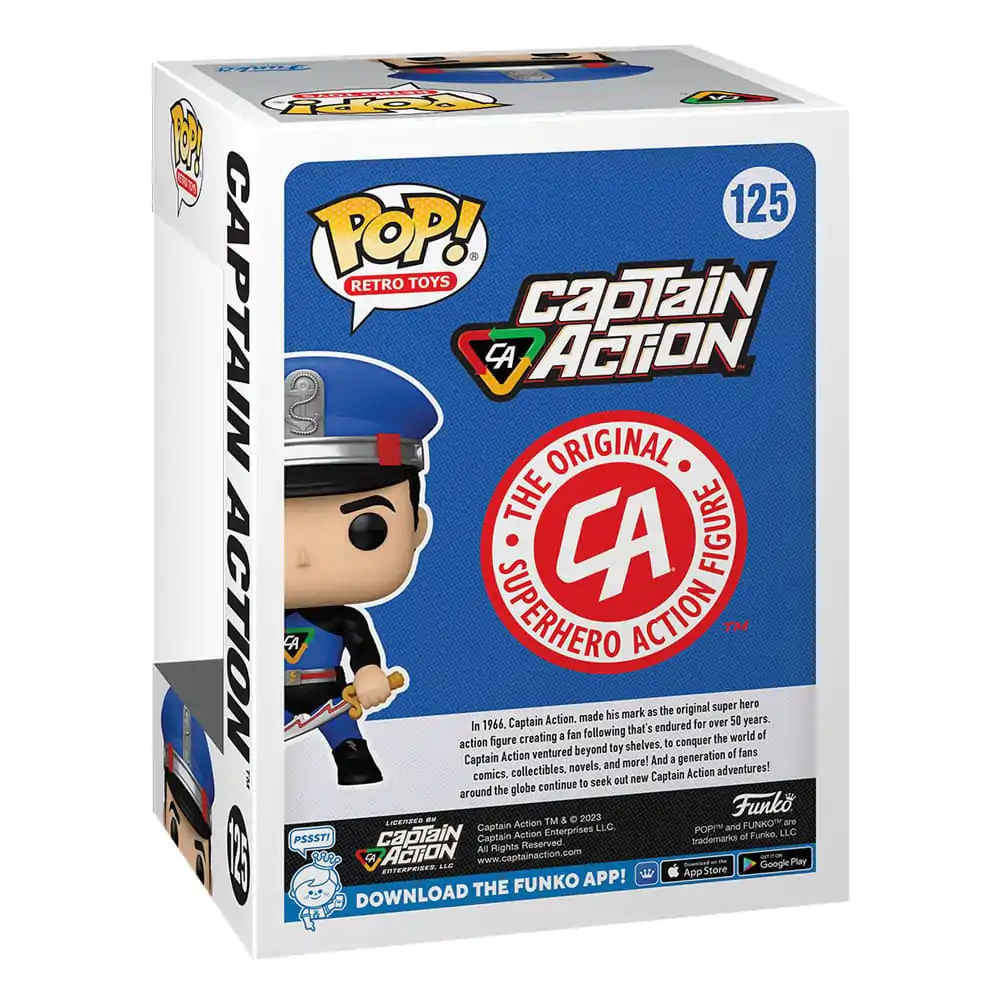 Retro Toys Heroes Funko POP! Vinyl figura Captain Action 9 cm termékfotó