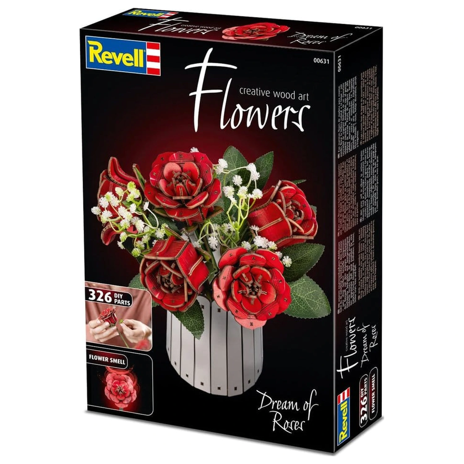 Revell Flowers Wooden Flowers Dream of Roses fa építőkészlet 22 cm termékfotó