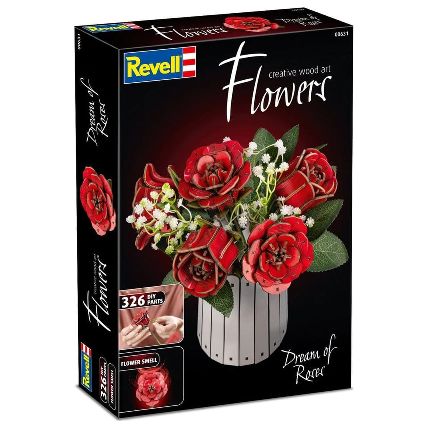 Revell Flowers Wooden Flowers Dream of Roses fa építőkészlet 22 cm termékfotó