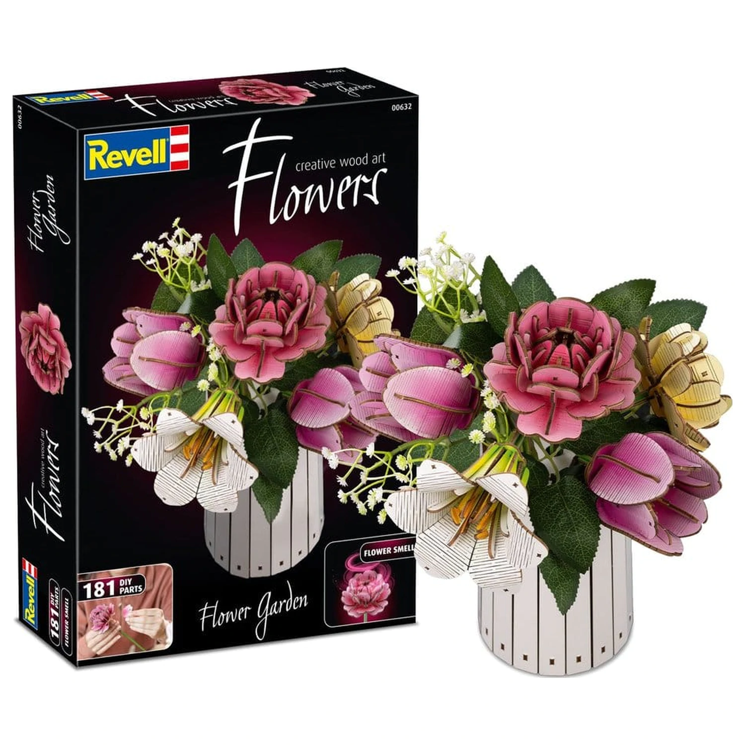 Revell Flowers Wooden Flowers Flower Garden fa építőkészlet 22 cm termékfotó