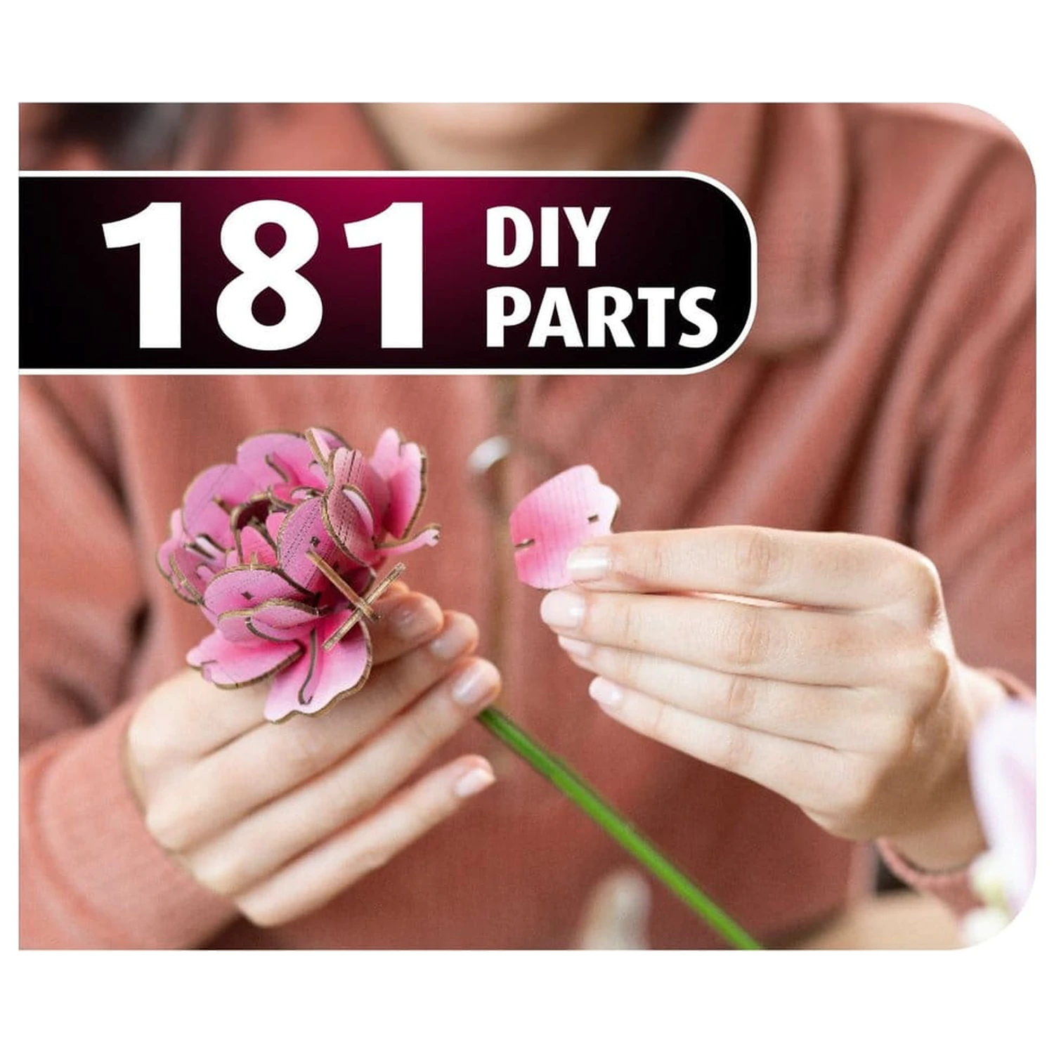 Revell Flowers Wooden Flowers Flower Garden fa építőkészlet 22 cm termékfotó