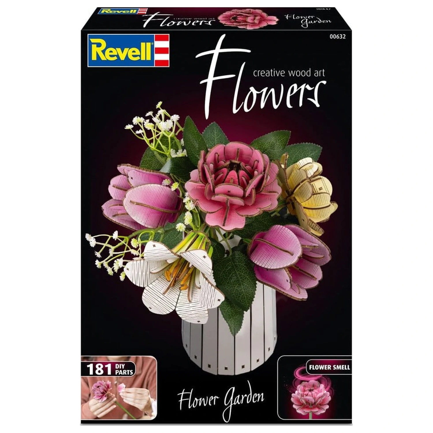 Revell Flowers Wooden Flowers Flower Garden fa építőkészlet 22 cm termékfotó