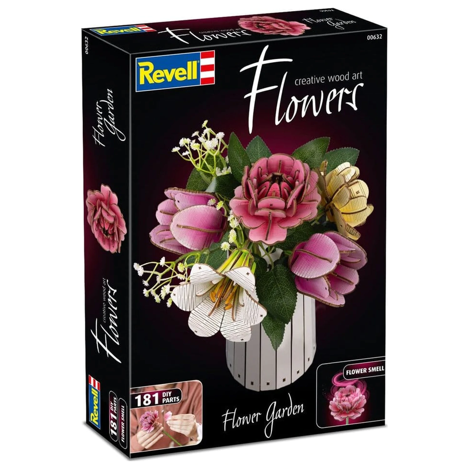 Revell Flowers Wooden Flowers Flower Garden fa építőkészlet 22 cm termékfotó