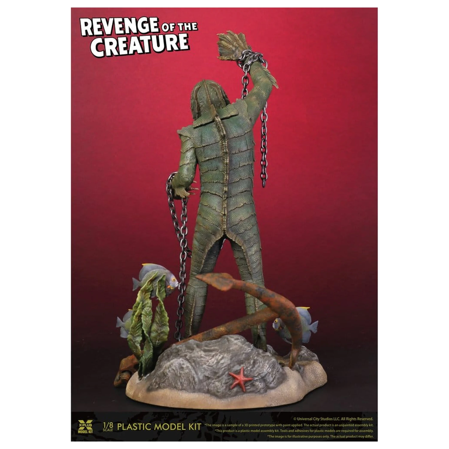 Revenge of the Creature Műanyag modell készlet 1/8 Revenge of the Creature 28 cm (Reproduction) termékfotó