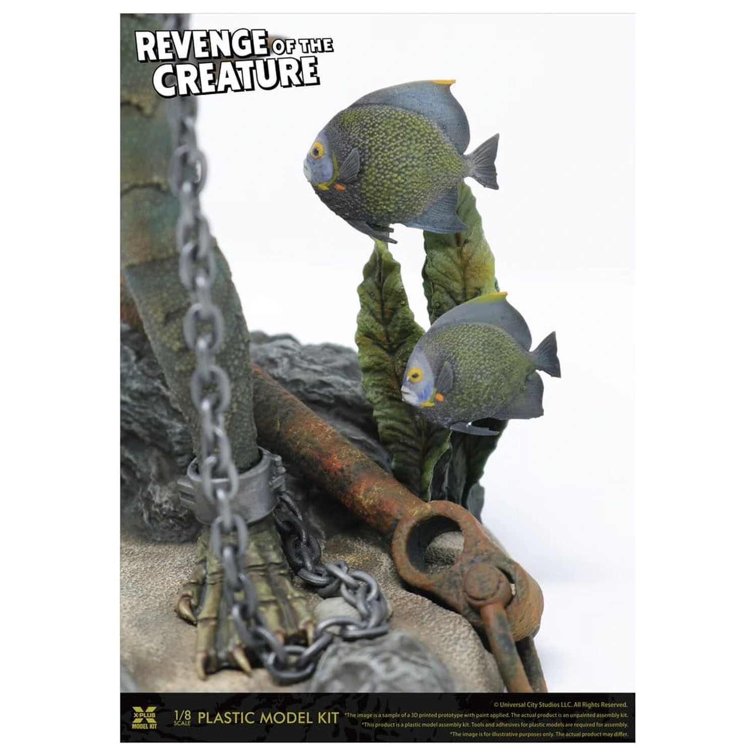Revenge of the Creature Műanyag modell készlet 1/8 Revenge of the Creature 28 cm (Reproduction) termékfotó
