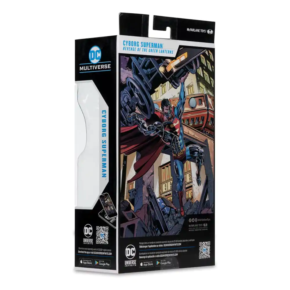 Revenge of the Green Lanterns DC Multiverse Cyborg Superman akciófigura 18 cm termékfotó
