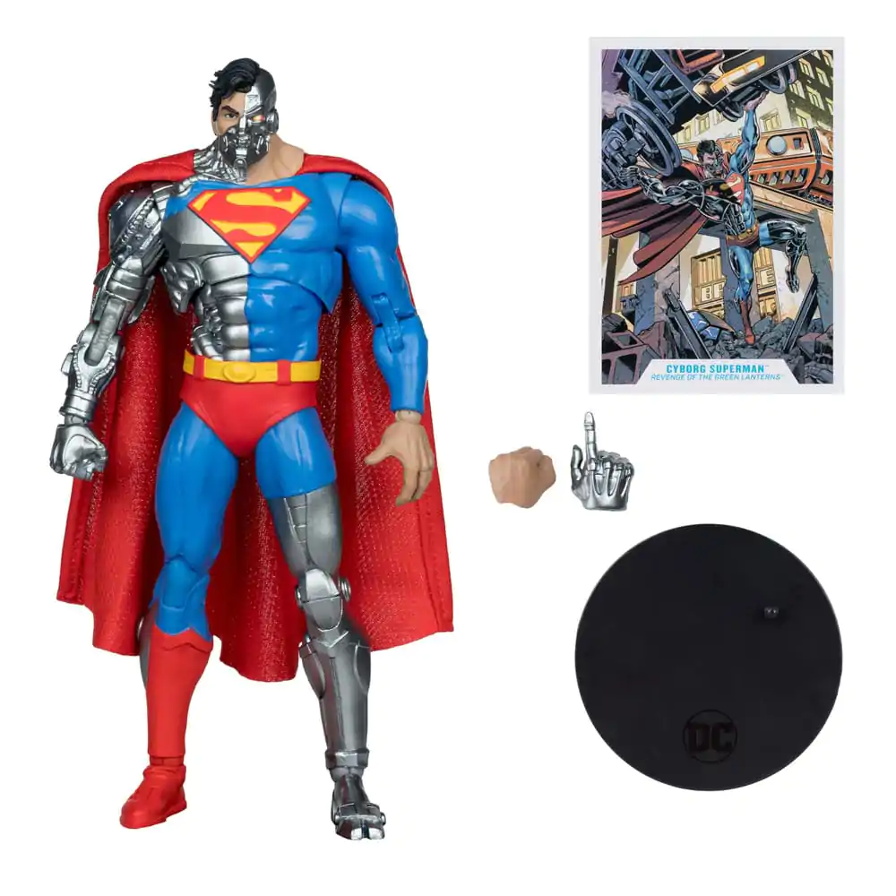 Revenge of the Green Lanterns DC Multiverse Cyborg Superman akciófigura 18 cm termékfotó