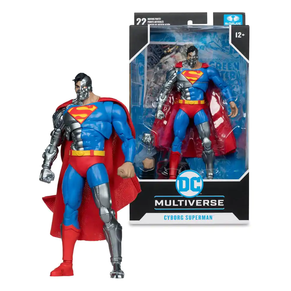 Revenge of the Green Lanterns DC Multiverse Cyborg Superman akciófigura 18 cm termékfotó