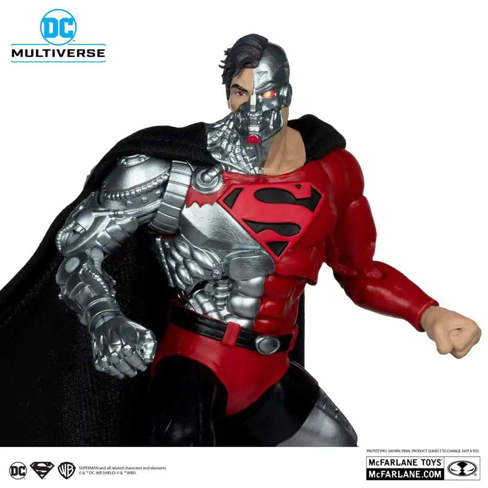 Revenge of the Green Lanterns DC Multiverse Cyborg Superman (Gold Label) akciófigura 18 cm termékfotó