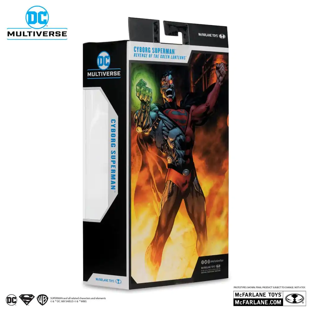 Revenge of the Green Lanterns DC Multiverse Cyborg Superman (Gold Label) akciófigura 18 cm termékfotó