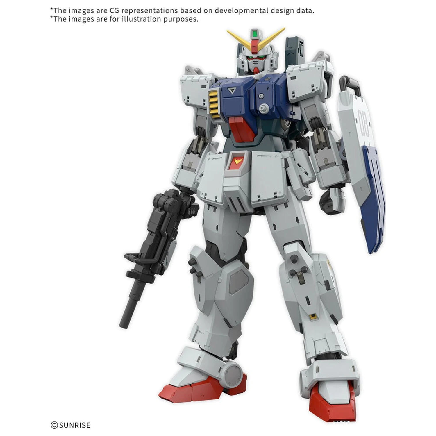 RG 1/144 Gundam Ground Type Mobile Suit Gundam The 08th MS Team modell készlet termékfotó
