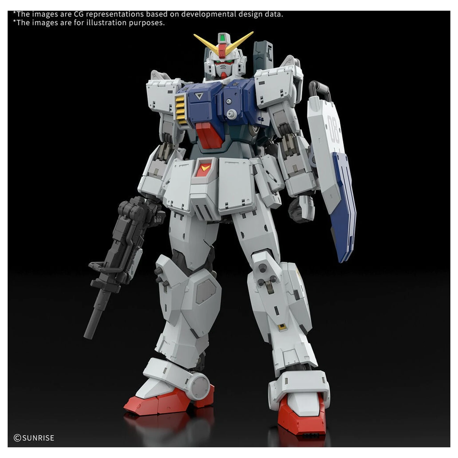 RG 1/144 Gundam Ground Type Mobile Suit Gundam The 08th MS Team modell készlet termékfotó