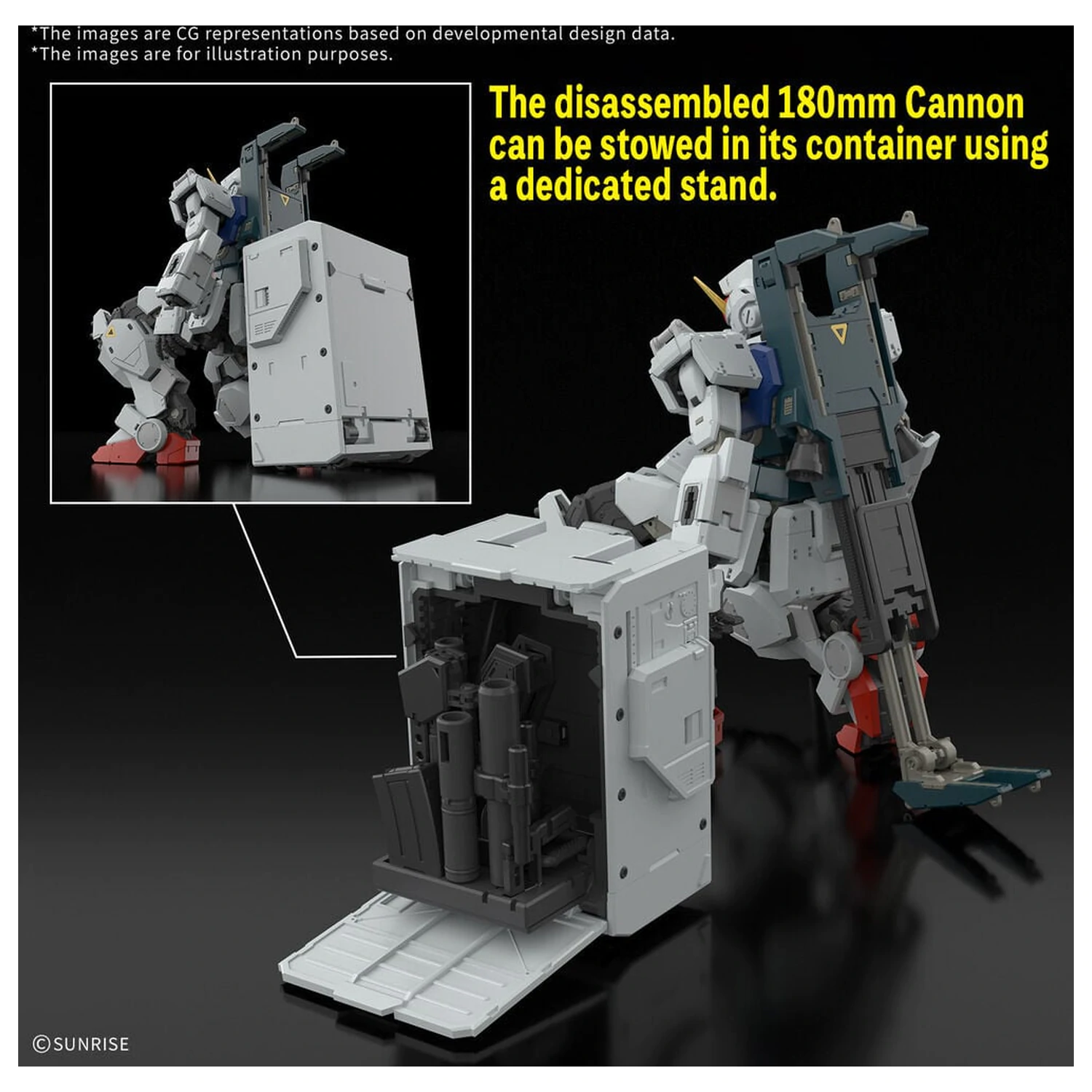 RG 1/144 Gundam Ground Type Mobile Suit Gundam The 08th MS Team modell készlet termékfotó