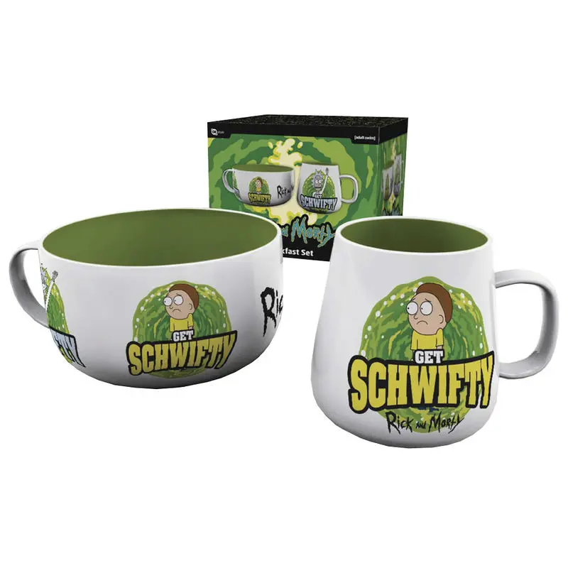 Rich és Morty Get Schwifty reggeli étkészlet termékfotó