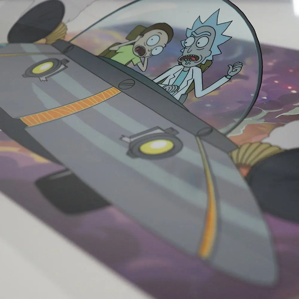 Rick &amp; Morty Art Print Misadventure in Space Limitált kiadás Fan-Cel 36 x 28 cm termékfotó