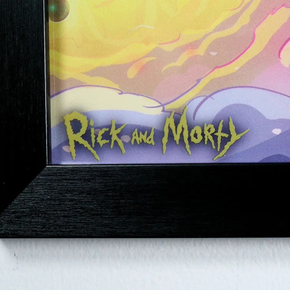 Rick &amp; Morty Art Print Misadventure in Space Limitált kiadás Fan-Cel 36 x 28 cm termékfotó