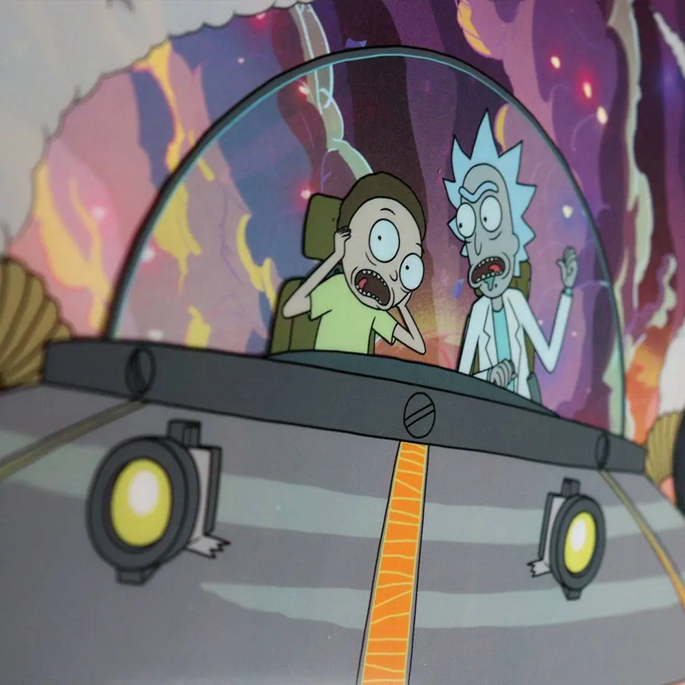 Rick &amp; Morty Art Print Misadventure in Space Limitált kiadás Fan-Cel 36 x 28 cm termékfotó