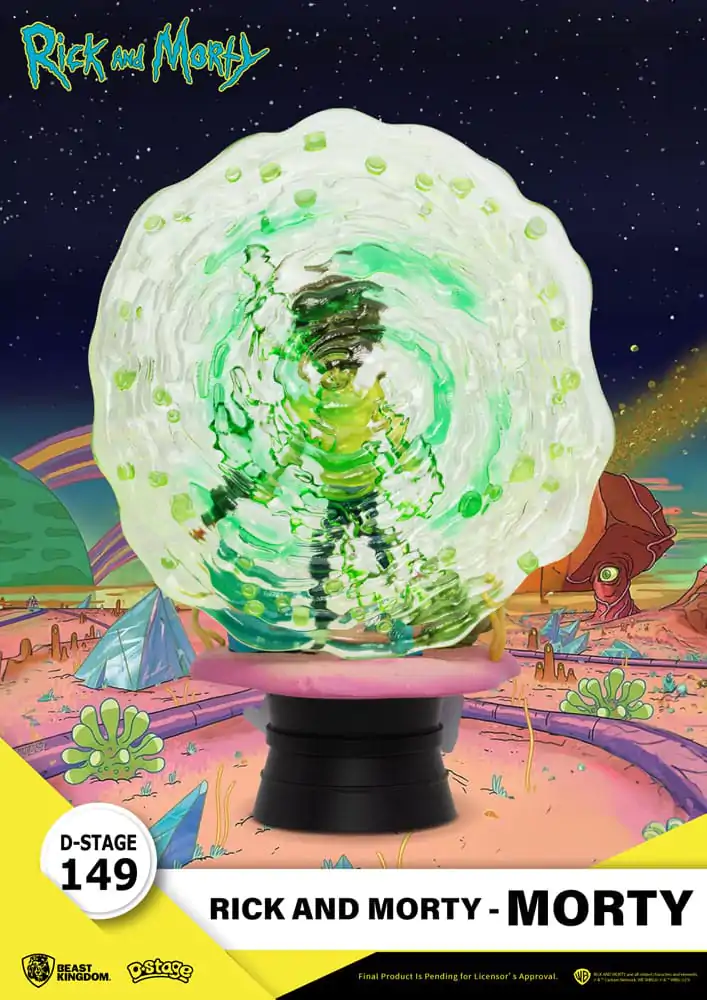Rick & Morty D-Stage Morty PVC Dioráma szobor figura 14 cm termékfotó