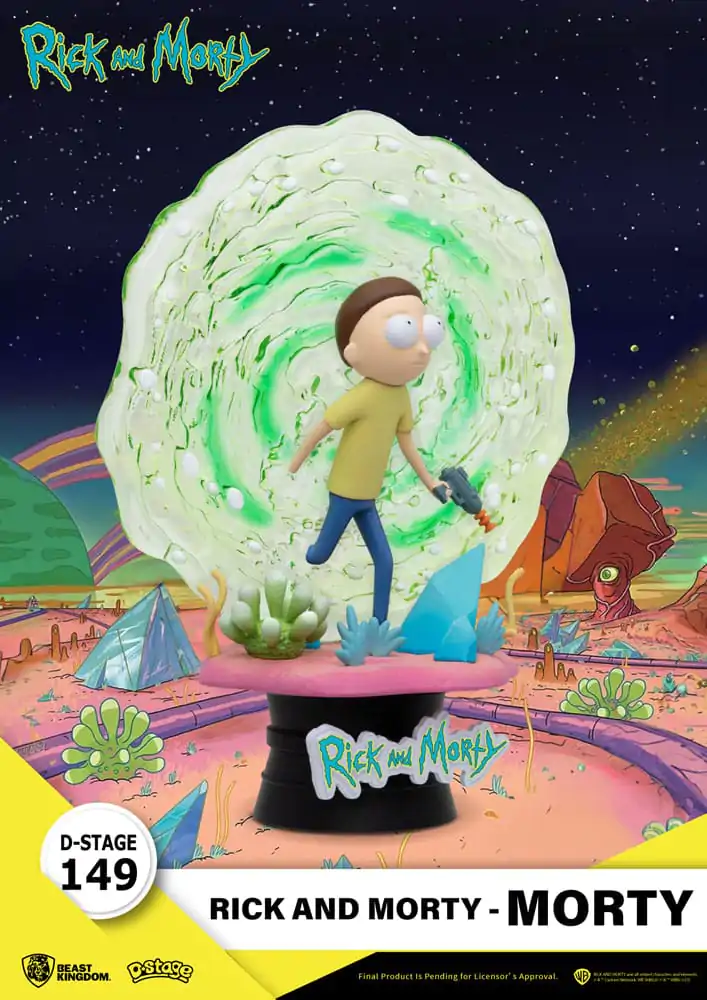 Rick & Morty D-Stage Morty PVC Dioráma szobor figura 14 cm termékfotó