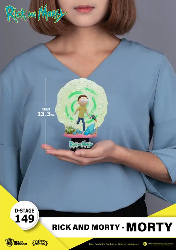 Rick & Morty D-Stage Morty PVC Dioráma szobor figura 14 cm termékfotó