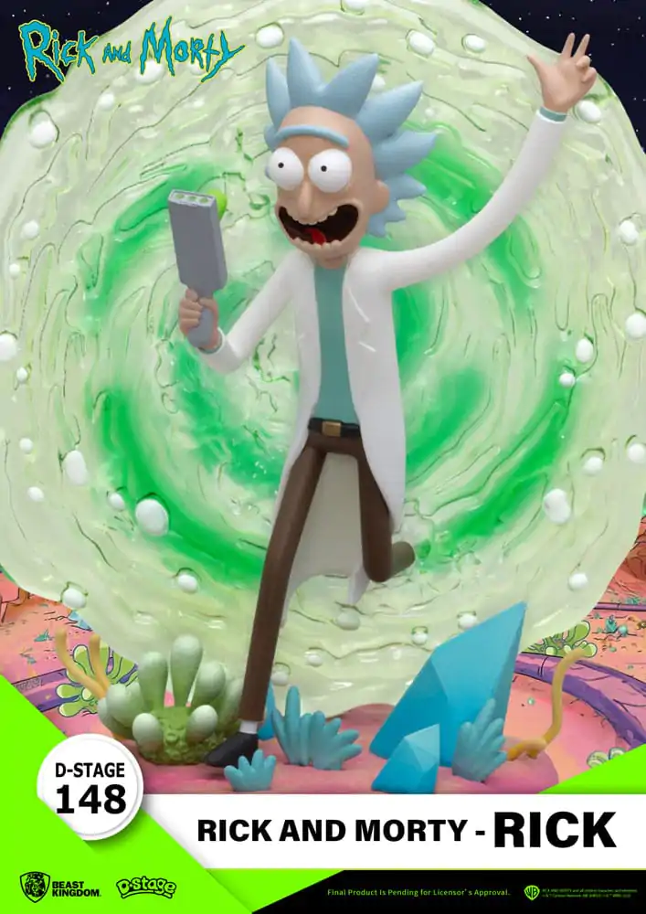 Rick &amp; Morty D-Stage Rick PVC Dioráma szobor figura 14 cm termékfotó