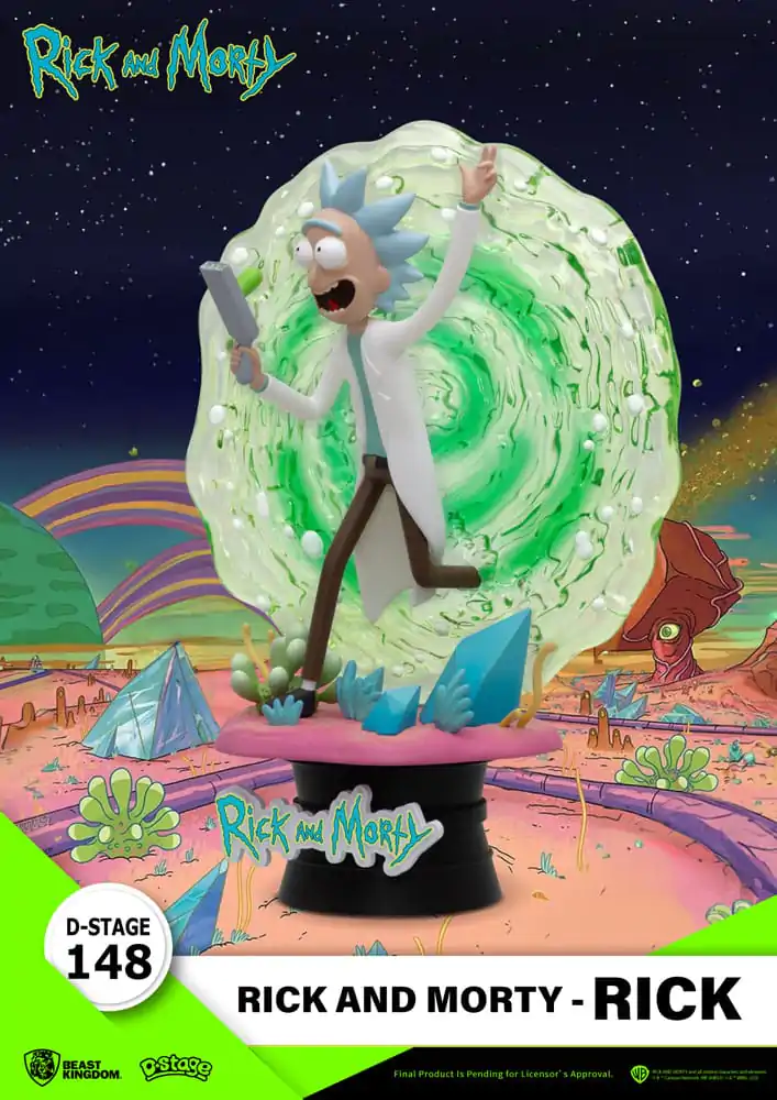 Rick &amp; Morty D-Stage Rick PVC Dioráma szobor figura 14 cm termékfotó